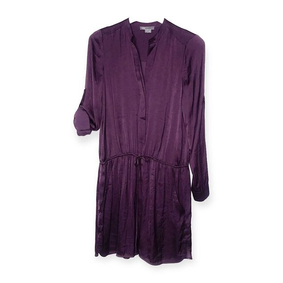 Vince Popover Casual/Work Dress, Grape, Size XS - Picture 2 of 11